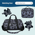 Wildkin 15-inch Kids Backpack – Durable, Padded, Adjustable for School & Travel - Black Camo