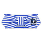 Creative Knitwear Creighton Bluejays Infant Girls Royal/White Striped Hair Knot Headband Embroidered Logo - Size Newborn - 4T
