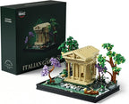 Nifeliz Italian Garden Building Set, a Roman-Inspired Display Model for Home or Office, Thoughtful Gift for Those Who Value Atmosphere and Culture (1,733PCS, NF10319)