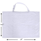 LK Baby Nursing Cover for Breastfeeding Privacy EXTRA WIDE for Full Coverage - Breathable 100% Cotton, Stylish and - AZO Free