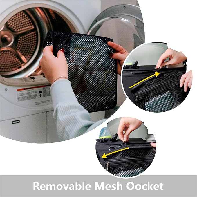 TOPDesign Universal Baby Stroller Organizer, Stroller Caddy with Detachable Mesh Bag & Heightened Insulated Cup Holders & Non-Slip Secure Hooks Accessories, Fits Most Strollers (Cars)