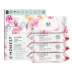 The Honest Company Clean Conscious Multi-Use Wipes | Hypoallergenic + Unscented for Sensitive Skin | Over 99% Water, Compostable, Plant Based, Baby Wipes | Rose Blossom, 288 Count