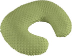 Nursing Pillow for Bottle and Breastfeeding, Ergonomic Comfort Nursing Essentials for Mom and Baby, Feeding Support Pillow with Removable Cover, Easier and Healthier Nursing (Dark Green)