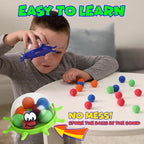 Funwares Colorful Squid Squish: Fast-Paced Floor Game for Kids, Interactive Learning, Hand-Eye Coordination, Counting and Color Game, Active Play, 2-4 Players, Ages 4-8