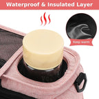 Accmor Universal Stroller Organizer with Insulated Cup Holder Detachable Phone Bag and Shoulder Strap,Stroller Bag Caddy Organizer Fits for Uppababy, Baby Jogger, Britax Strollers
