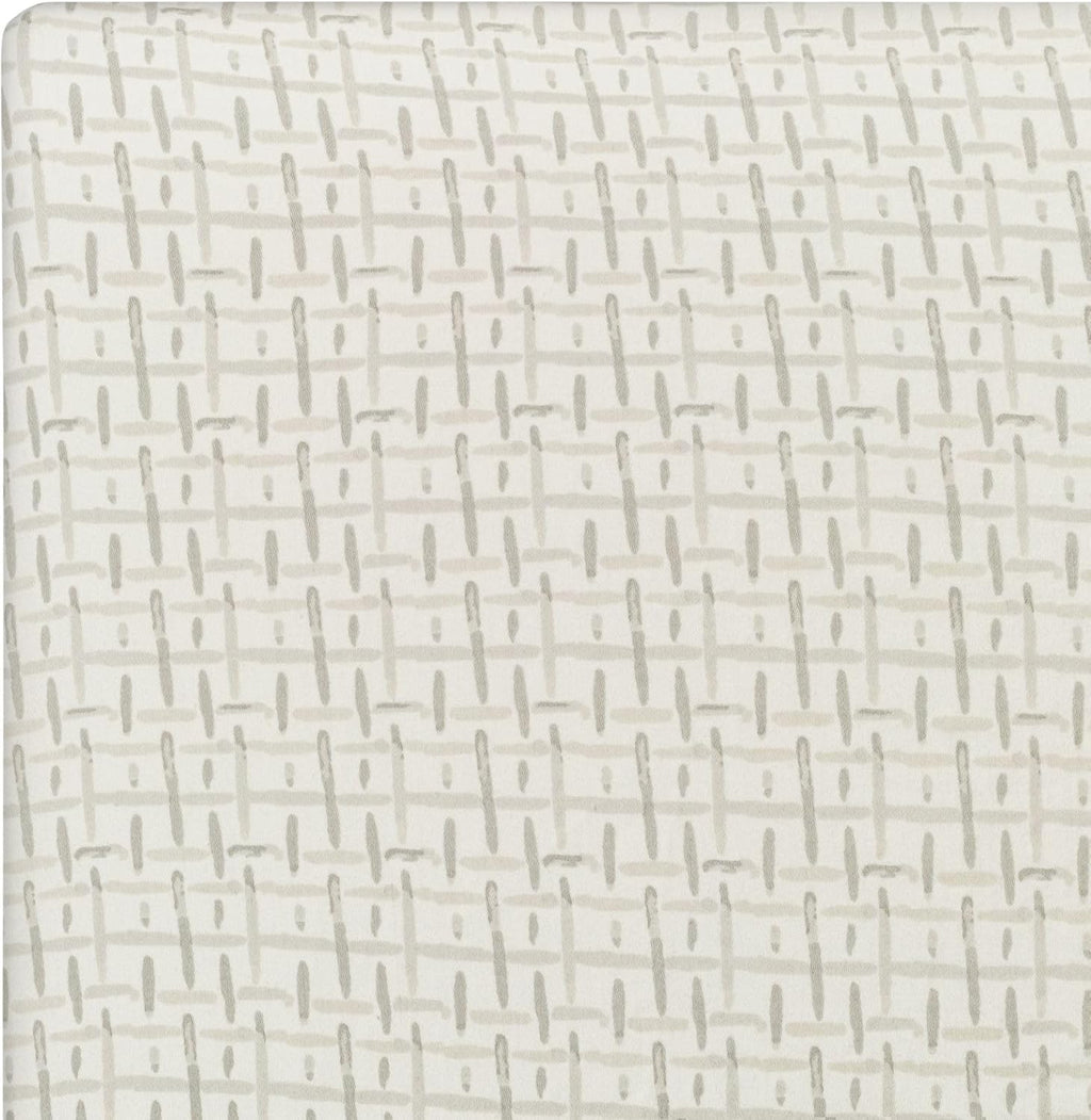 Crane Baby Crib Sheet, Neutral Hashtag Crib Sheets & Toddler Sheets, 100% Cotton Crib Sheets for Standard Crib Mattress(28"x 52"), Breathable Crib Sheets, Fitted Crib Sheets for Boys and Girls