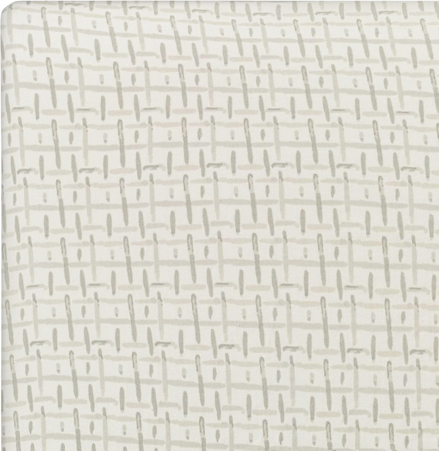 Crane Baby Crib Sheet, Neutral Hashtag Crib Sheets & Toddler Sheets, 100% Cotton Crib Sheets for Standard Crib Mattress(28"x 52"), Breathable Crib Sheets, Fitted Crib Sheets for Boys and Girls