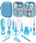 Baby Healthcare and Grooming Kit, Safety Newborn Nursery Baby Care Kit, with Hair Brush Comb, Nail Clipper, Thermometer, Pacifier Clip, Baby Registry Search, Baby Girl Boy Newborn Essentials