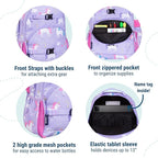 Wildkin ECO rPET 15-inch Kids Backpack – Sustainable, Padded, Adjustable – Unicorn