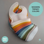 Loulou Lollipop Soft, Waterproof Silicone Feeding Bib