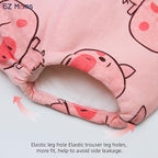 EZ Moms 6 Packs Potty Training Underwear for Girls 100% Cotton Absorption Padded Toddler Training Underwear Girls 5T Leakproof Reusable Kid Confident Toddler Panties Pee Pants with Potty Sticker Chart