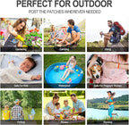 Mosquito Repellent Stickers 240 Pcs Natural Mosquito Patches for Kids and Adults with 5 Pack Individually Wrapped Mosquito Repellent Bracelets for Outdoor Camping Traveling Fishing