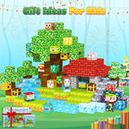 Magnetic Blocks, Magnet Cubes Building Blocks Toddler Travel Toys for 3-5 5-7 8-13 Year Old Boys Girls, Montessori Sensory Kids Toys & Games, Kids Birthday Decorations Party Favors Gifts