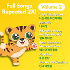 New! Learn Korean for Kids, Momo Learns Korean Vol. 2, Bilingual Korean Baby Book for Kids, Babies & Toddlers 1-3, Kids Board Book w/ Hangul, First Words & Songs, Language Toy for Preschoolers 0-3