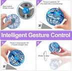 Flying Orb Ball Toys, Galaxy Ball Boomerang Ball Fidget Spinner, Cosmic Globe Toy for Indoor Outdoor, Gift for 6 7 8 9 10+ Year Old Boys Girls Teens - Blue