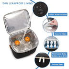 Breastmilk Cooler Bag with Ice Pack Fits 6 Baby Bottles Up to 9 Ounce, Baby Bottle Bag with Shoulder Strap for Nursing Mom Daycare, Black