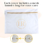 Peekaboo Nursing Cover Up for Breastfeeding - Breathable Knit - Soft Organic Cotton & Cashmere Breast Feeding Poncho for Women - Privacy Feature - Includes Mesh Laundry Bag (Sage)