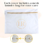 Peekaboo Knit Breathable Nursing Cover Up For Breastfeeding - Soft Organic Cotton & Cashmere Breast Feeding Covers For Women - Privacy Feature - Includes Mesh Laundry Bag (Beige)