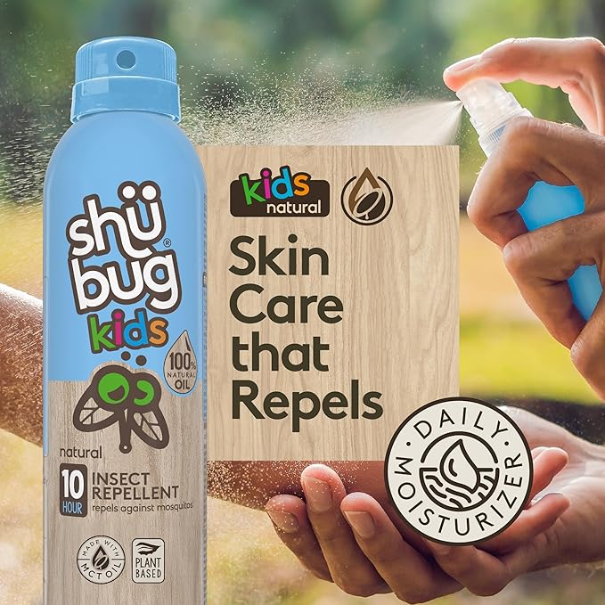 [2 Count] - Mosquito Repellent Spray - Plant Based Active Insect Protection, DEET-Free, Long-Lasting 10-12 Hour Protection - 6oz