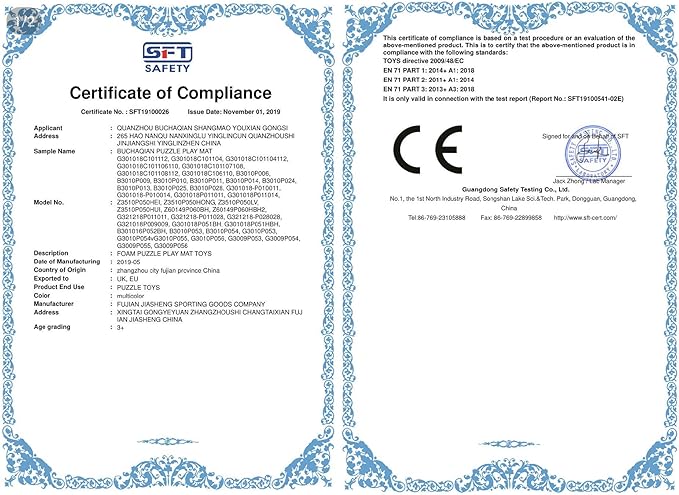 YIMINYUER® 25 Tiles (30cm×30cm×1cm Each Tile) Baby Soft Puzzle Play Mats, Kids Thick EVA Foam Floor, Toddlers & Children's Soft Interlocking Mat R12G301025