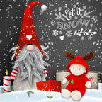 June Garden 12" Sweet Dolly Dasher - Stuffed Ultra Soft Baby Reindeer Doll for Birth and Up - Removable Red Outfit