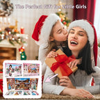 Yuzee Paper Dolls Stickers - Magnetic Dress Up Dolls for Girls - Toddler Travel Toys - 1 Paper Doll and 33 Clothing Accessories with 3D Magnetic Game Scene, Foster Creativity and Imagination