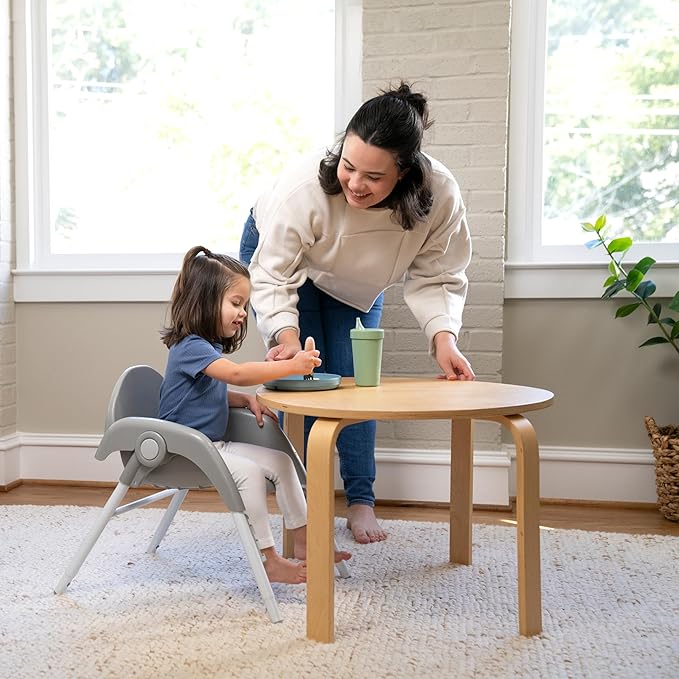 Ingenuity Trio Foldaway 6-in-1 Baby High Chair, 6 Ways to Use, Toddler Chair, Foldable Legs, 6M-5Y - Endless Blooms