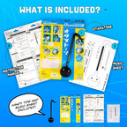 Otamatone Japanese Electronic Musical Instrument Portable Music Synthesizer from Japan by Maywa Denki Studio Award Winning, Educational Fun Gift for Children, Teens & Adults - Black