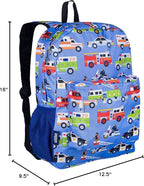 Wildkin 16-inch Kids Backpack – Durable, Padded & Spacious School Bag for Boys & Girls - Heroes