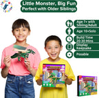 Little Jupiter DIY Wooden Kit with Stickers - Japanese Monster Series for 7-12 Yrs - Woodworking Kits - Wood Crafts - Building Kit - Wooden Crafts (Winged Monster Type 2)