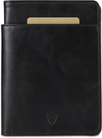 Vaultskin Leather Passport Holder, Slim RFID Blocking Travel Wallet for Men and Women, Fits Passport, Credit Cards, ID, Cash, Passport Cover Ideal Travel Accessories with Gift Box (Kensington)