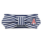 Creative Knitwear Arizona Wildcats Infant Girls Navy/White Striped Hair Knot Headband Embroidered Logo - Size Newborn - 4T