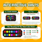 Super Decoder Game, 10000+ Colors Crack The Code-Breaking Puzzle Memory & Brain Teasers Games for Kids and Adult, Multiplayer Handheld Mastermind Travel Games, Birthday for Boys & Girls