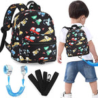 Accmor Toddler Harness Backpack Leash, Cute Excavator Kids Backpack with Anti Lost Wrist Link, Mini Child Backpack Wristband Tether Strap and Protection Leashes for Boys Aged 1-3 Years