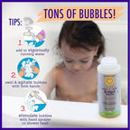 California Baby Super Sensitive Bubble Bath | No Added Fragrance | 100% Plant-Based Ingredients (USDA Certified) | Allergy Friendly | Babies, Adults & Kid Bubble Bath | Ideal for Sensitive Skin | Free Bubble Wand Included |13 Fl oz