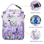 Breastmilk Bag with Ice Pack Fits 4 Bottles Up To 9 Ounce Insulated Breast Milk Cooler on the Go with Strap Baby Bottle Cooler Bag for Nursing Mom Daycare or Travel