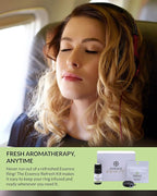 Essence Wearable Aromatherapy Nasal Diffuser – Stress Relief Essential Oil Nose Ring Refresh Kit – Personal Scent Clip for Travel, Work & Everyday Use – Made in USA