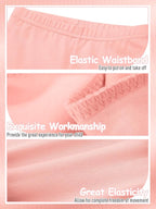 Resinta 4 Packs Toddler and Baby Girls Cotton Leggings Full Length Pants Stretchy Soft Tights Pants for Kids