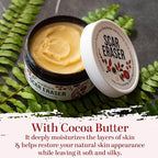 Better Shea Butter Scar Eraser Balm - Cocoa Butter Cream for Stretch Marks and Dark Spots, Burns, Old Scars - Acne Scars - Designed w Zero Synthetic Ingredients, 4 oz