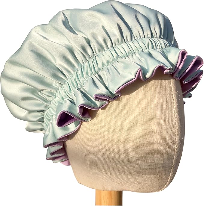 AKISS Baby Infant Newborn Toddler Satin Silk Hair Bonnet for Baby Girl Boy Sleeping Kids Cap Hat