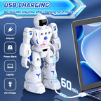 Robot Toys for Kids 3-5, Programmable Remote Control Robot with Walking, Sliding, Singing and Dancing, RC Gesture Sensing Control Smart Robots for Age 3-12 Kids Christmas Birthday