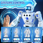 Robot Toys for Kids 3-5, Programmable Remote Control Robot with Walking, Sliding, Singing and Dancing, RC Gesture Sensing Control Smart Robots for Age 3-12 Kids Christmas Birthday