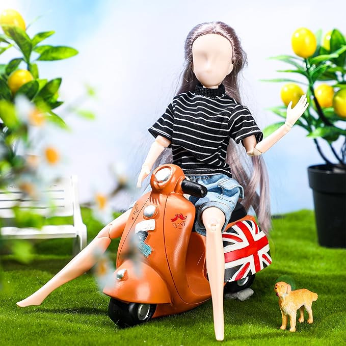 Bencailor 8 Pieces Christmas Doll Clothes for 11.5 Inch Doll Accessories Sweaters Denim Pant Summer Regular Outfit Clothing(Shirt)