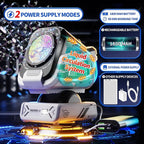 2025 Upgraded Bubble Machine with Remote Control, Automatic Rotation & RGB Lights, 1800mAh Rechargeable Battery, Type-C Charge, Bubble Maker for Kids, Weddings, Birthday Parties, Outdoor Activities