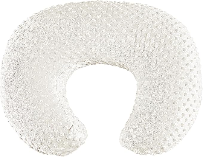 Nursing Pillow for Bottle and Breastfeeding, Ergonomic Comfort Nursing Essentials for Mom and Baby, Feeding Support Pillow with Removable Cover, Easier and Healthier Nursing (White)