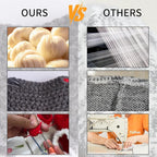 17cm Doll Clothes - Purely Handmade Crochet Hat & Overalls & Heart-Shaped Bag, Handcrafted Outfits for 15-17cm Doll Accessories (NO Doll)