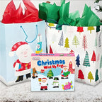 PREXTEX Christmas Wind up Stocking Stuffers - Santas and Snowmen Wind up Stocking Stuffers - Christmas Toys - 2 Santas, 1 Snowman, and 1 Reindeer.