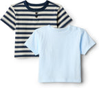 Amazon Essentials x Sofia Grainge Toddlers and Baby Boys' Short Sleeve T-Shirts, Pack of 2