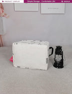 Rectangular Storage Basket Fabric Organizer Bin for Toys,Books,Clothes,Gifts,Pets-Perfect for Home,Office,Nursery,Dorm,Shelf(Rec-Animals)