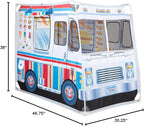 Melissa & Doug Fabric Double-Sided Food Truck Play Tent - Ice Cream and BBQ Role Play Toy Food Truck Tent, for Kids Ages 3+